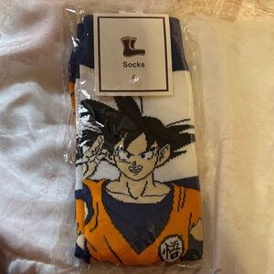 Anime Character Themed Socks - Blue, Orange, White